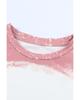 Azura Exchange Pink Tie Dye Color Bleached Short Sleeve T Shirt