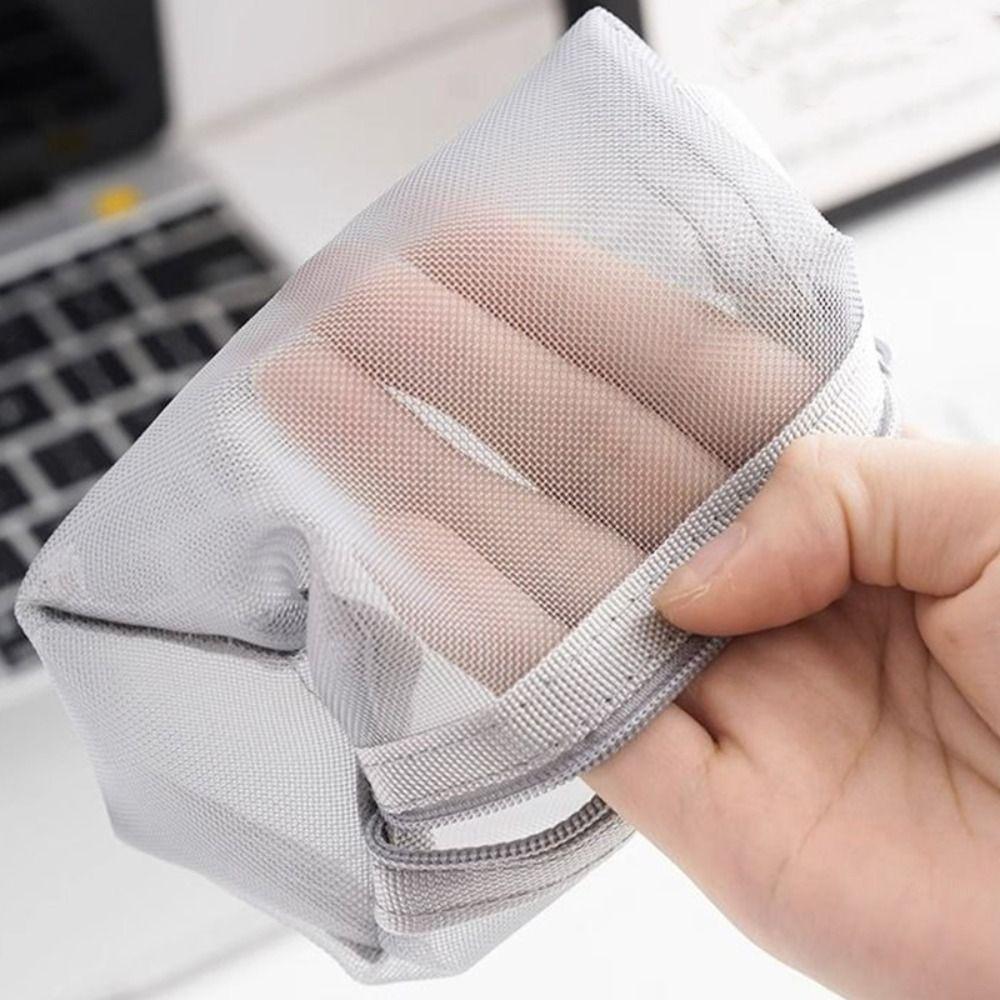 Lightweight Mini Zipper Coin Purse Large Capacity Key Bags Multipurpose Cosmetic Bag