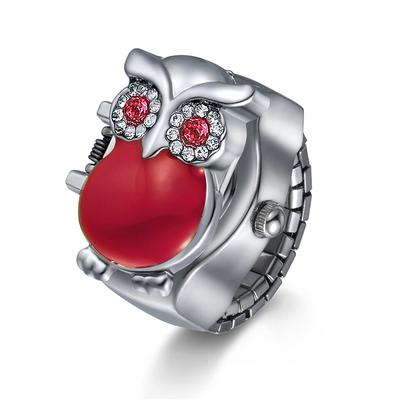 JEWELRYWE Кольцо Часы Кольцо Часы Простые Большие Цифры Циферблат Часы Популярные Водонепроницаемые Аналоговые Кварцевые Бизнес