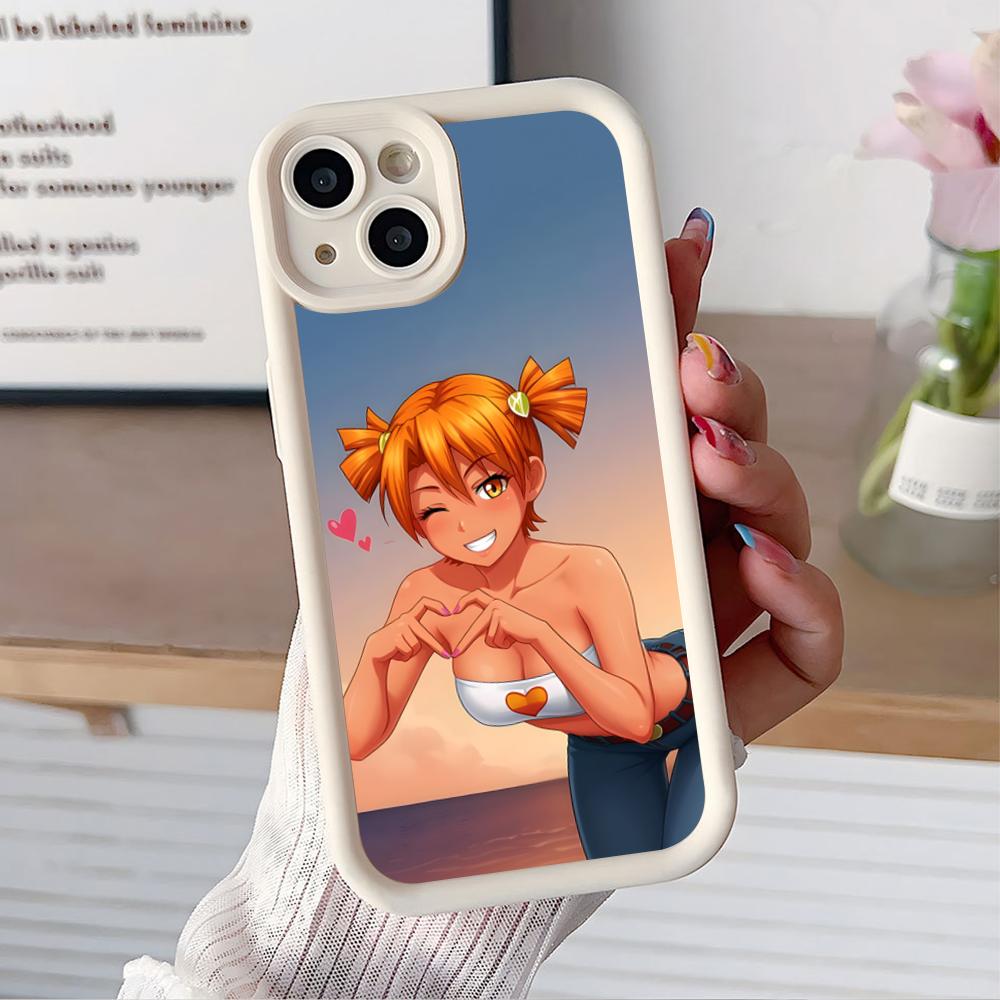 Вечное Лето Алиса Утолщенный ТПУ Чехол для Мобильного Телефона для iPhone 17 16 15 14 13 12 11 Air Pro Max Plus Цветной Чехол
