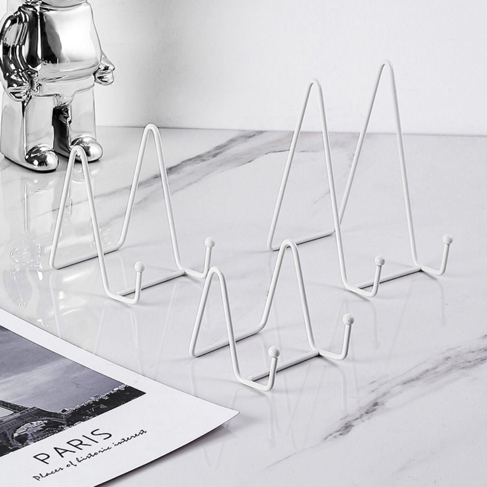 Подставка для блюд Держатель Рамка Железная Подставка для Дисплея Держатель для Фоторамки Проволочный Железный Мольберт Держатель для Тарелок