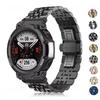 Для Amazfit T REX 3 Ремешок из нержавеющей стали Для Amazfit T Rex Pro/T-Rex Металлический браслет Ремешок для Amazfit T-Rex 2 amazfit tex Ремешки