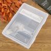 1Pc Transparent Storage Container Plastic Dustproof Box Stationery Jewelry Portable Large Capacity A4 A5 File Organizer Supplies
