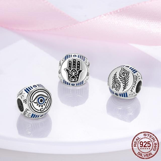 Красочные циркониевые подвески-шармы в виде луны, звезды, солнца с трех сторон, подходят для оригинального модного браслета-бенгла, серебристого цвета, для изготовления ювелирных изделий