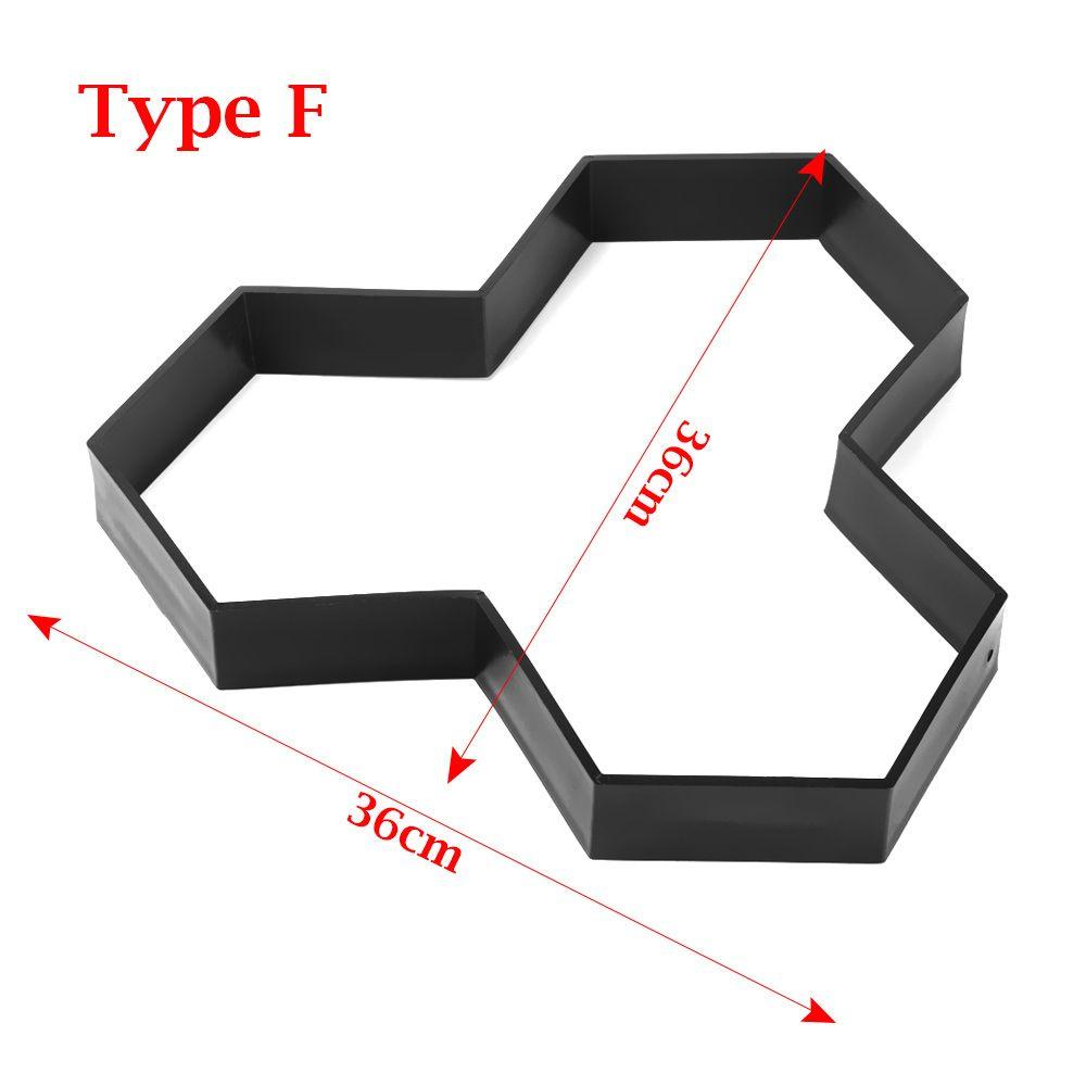 Plastic Stone Road Paving Variety Shapes Lawn Decoration DIY Garden Path Beton Brick Maker Concrete Molds Cement Mould