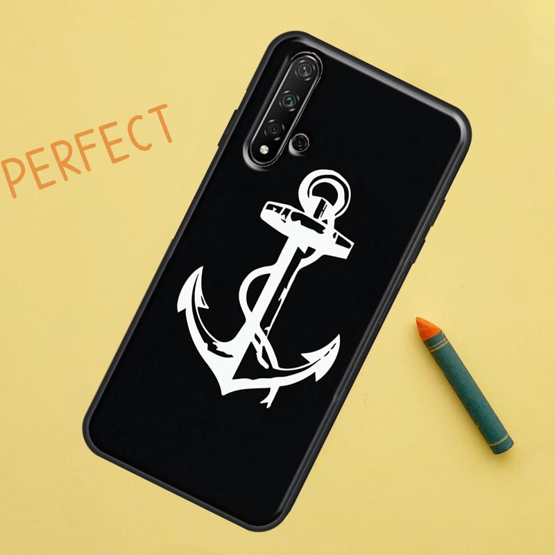 Чехол Anchor Sea Beach для Huawei Nova 9 10 SE 11i 8i 7i 3i Nova 5T Y60 Y61 Y70 Y90 P20 P30 P40 Lite P60 Pro