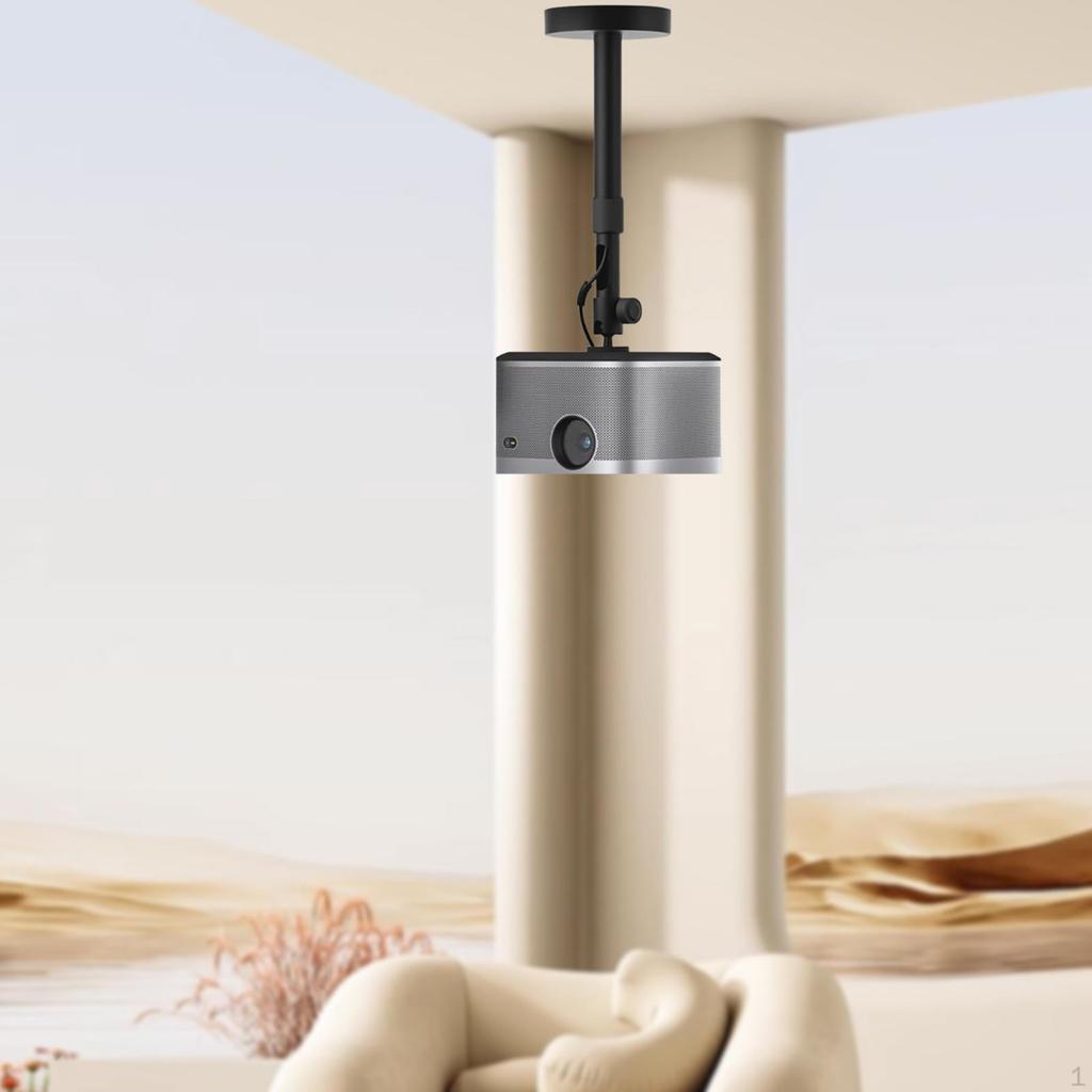 Потолочное крепление Стойка Вращение 360° Стабильная Регулируемая длина Монтажный кронштейн Подвес для спальни Дома