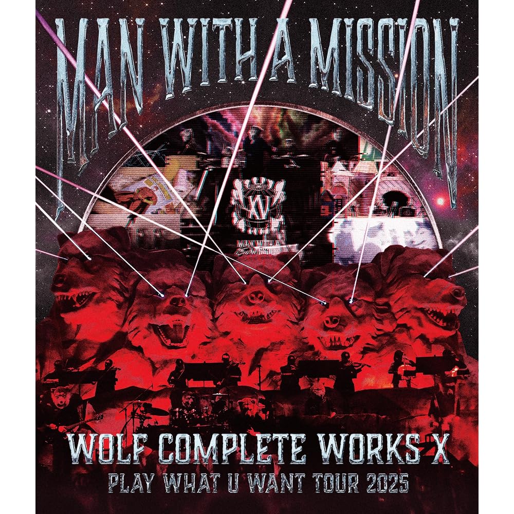 Wolf Complete Works X ~MAN WITH A "15th" MISSION PLAY WHAT U WANT TOUR 2025~ (Regular Edition A) (Blu-ray) - MAN WITH A MISSION (No Bonus Features)