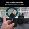 High Impedance Amplifier Small Loop Antenna 1Hz-300MHz Doughnut Short Wave Antenna Built-In 600mah Battery for SDR Walkie Talkie