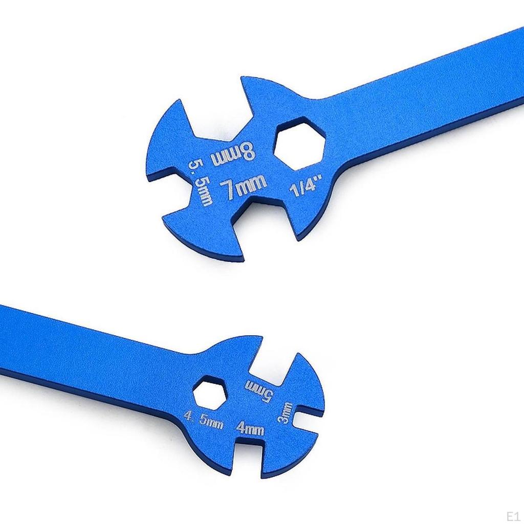 RC Car Opens End Wrench Aluminum Alloy Accessories High Performance Versatile Portable Sturdy
