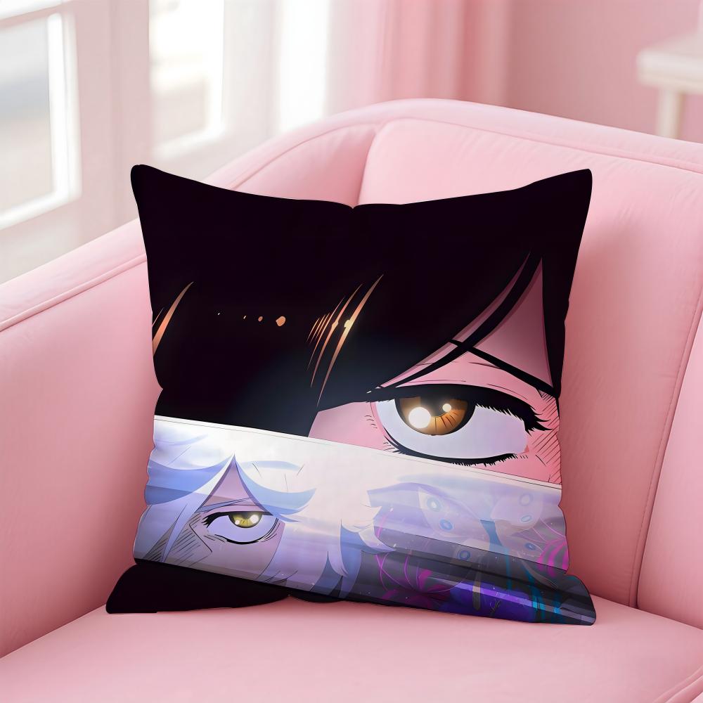 1Pcs H-Hell'S Paradises Anime Style Cushion Cover Pillowcase Short Plush Invisible Zipper Room Sofa Cushion Cover