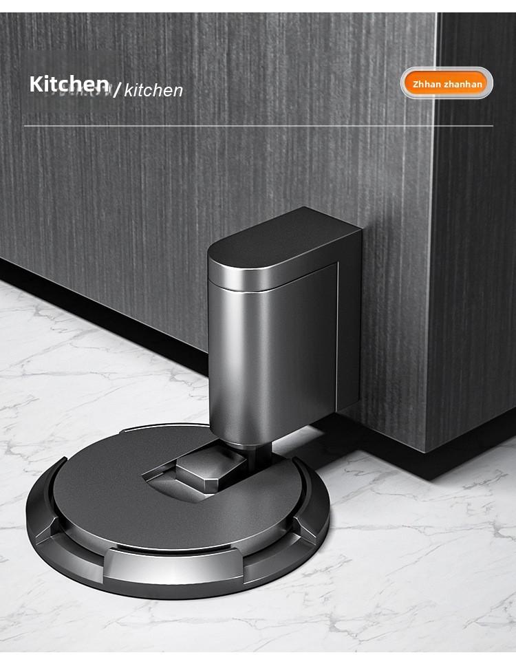 Professional Zinc Alloy Mechanical Modern Minimalism Buffer Mute Ground Suction Door Stopper Commercial Office