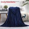 Oversized Simple Solid Color Soft Plush Blanket For Napping Sofa And Use Bedroom