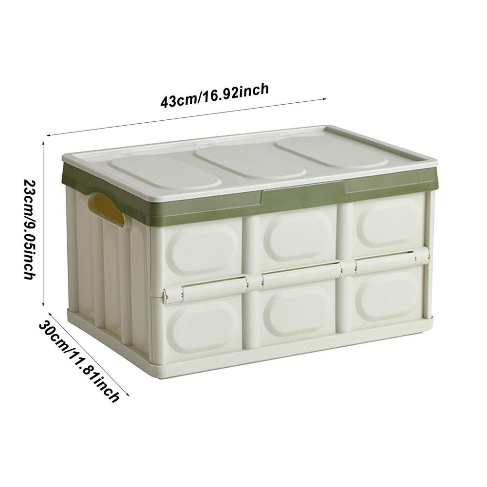 SUV Trunk Organizer 55/33L Capacity Car Trunk Storage Box With Waterproof Cover Large Capacity Grocery Organizer For Car Save