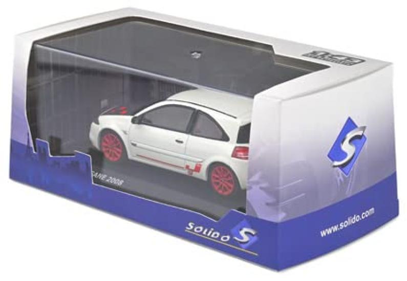 SOLID Модель автомобиля Renault Megane R26R, литая миниатюра, S4310201, 1/43 (белый)