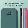 Цвет Redmi Note 9 Pro Max 9S 4G новый 360 Защитный чехол для мобильного телефона RedmiN ote9 Note 9 ProMax Жидкий силиконовый чехол для телефона