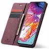 Кошелек-чехол Sc для Galaxy A70 Красный