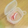 Container Artificial Tooth Boxes Transparent Cleaning Teeth Cases False Teeth Storage Box
