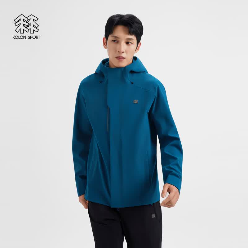 Мужская ветронепроницаемая водоотталкивающая софтшелл куртка KOLON SPORT