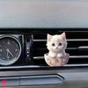 Car Air Vent Aromatherapy Air Freshener Cute Kitten Fragrance Diffuser Car Interior Decoration Accessories
