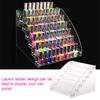 Clear Acrylic Beauty Makeup Nail Polish Storage Organizer Rack Display Holder