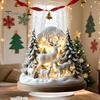 Рождественские centerpiece, Зимние украшения, Двусторонний акриловый снеговик/Дед Мороз/Олень/Домик, Настольные украшения для Рождества и камина, Для праздника