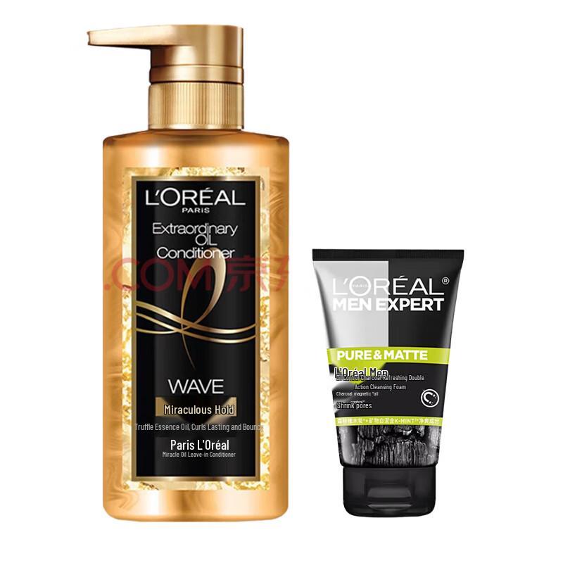 Набор L'Oréal Men Очищающее средство для контроля жирности и Кондиционер с Miracle Oil