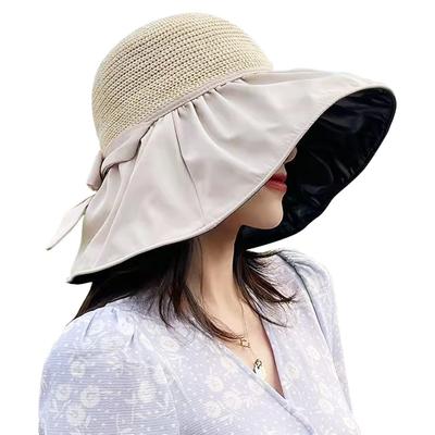 Солнце УФ Широкие Поля Актриса Легкая Женская Шляпа, Защита, Защита от УФ, Поля, Термозащитное Покрытие, Ремешок, Складная, Портативная, Шляпа, Лента,