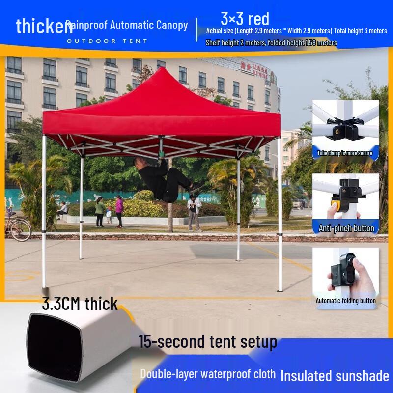 Heavy-Duty Folding Outdoor Pop-Up Canopy