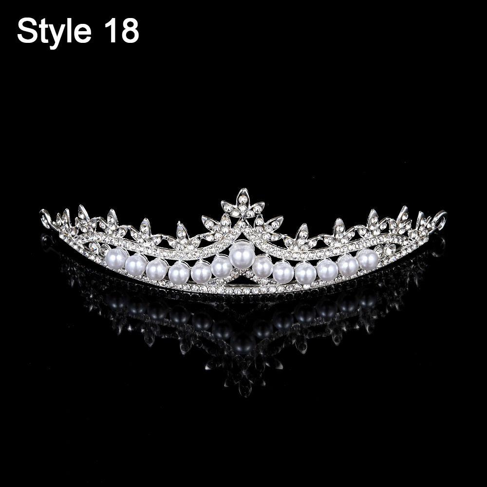 Girls Wedding Party Headdress Crown Headbands Fashion Hair Accessories Princess Tiara Headpieces