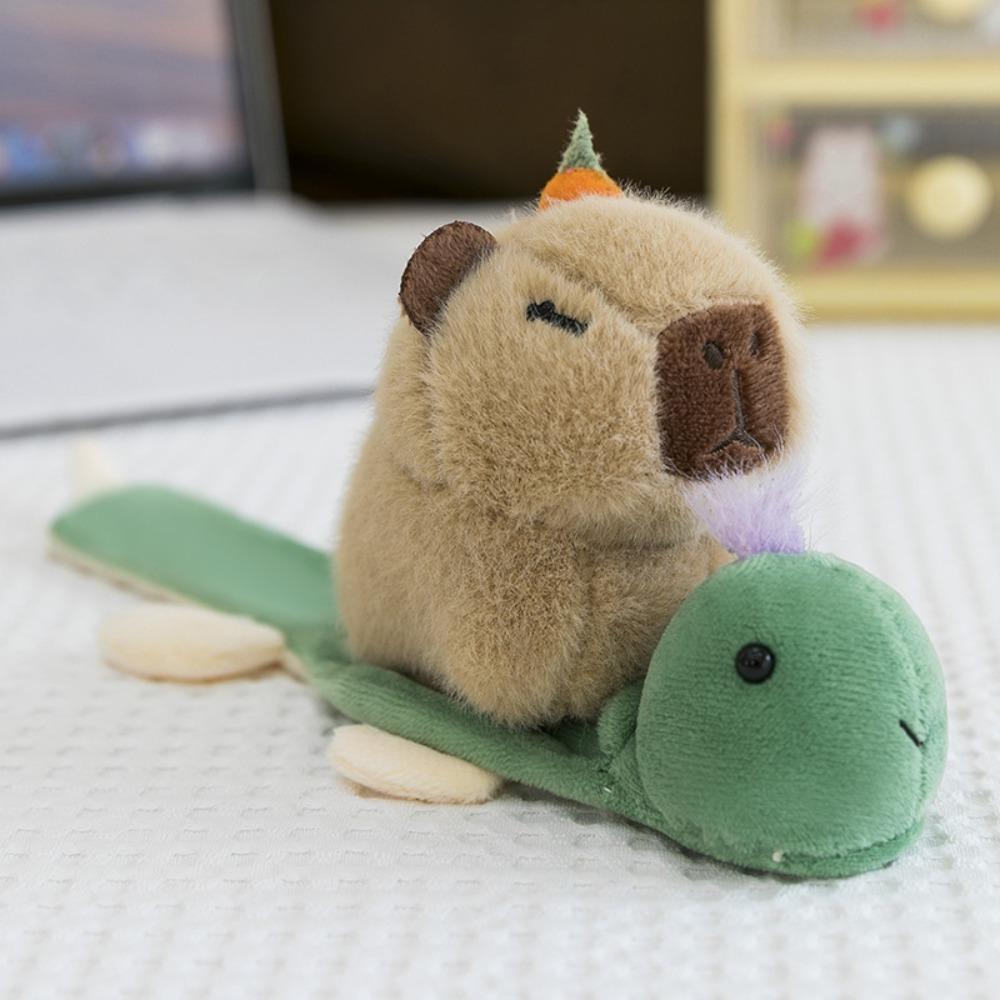 Crocodile Capybara Slap Snap Doll Toy Turtle Animal Plush Slap Bracelet  Home Decor