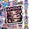 60 шт. kpop охотники на демонов Мультяшные наклейки, Наклейки для бутылок с водой Водонепроницаемые наклейки Наклейки из фильмов и аниме для ноутбука, дневника, скейтборда, гитары, багажа