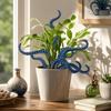 Resin Octopus Tentacle Decorative Pile Creative Flowerpot Decoration Garden Decor for 7Pcs Indoor
