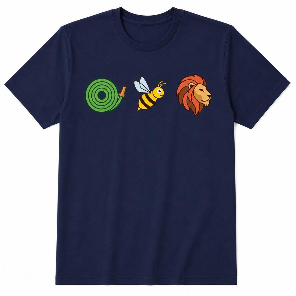 Hose Bee Lion Funny Hoes Be Lying Meme Shirt Visual Pun Sarcastic Unisex T-Shirt
