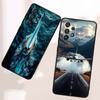 Модный узор с самолетами Для Samsung A73 A72 A71 A55 A54 A53 A52 A51 A13 A22 A16 A15 A12 A14 A26 A07 5G Черный чехол для телефона