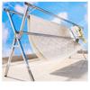 Xinjingzhou Stainless Steel Folding Telescopic Clothes Drying Rack