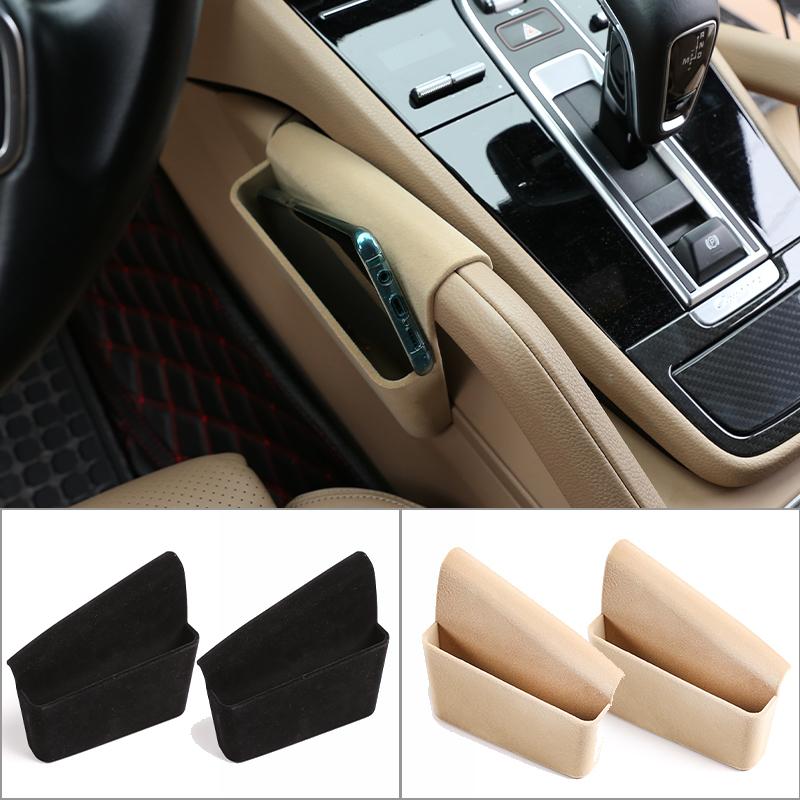 For Porsche Cayenne 2018- ABS Car Center Console Armrest Side Storage Box Container Organizer Tray Holder Auto Accessories