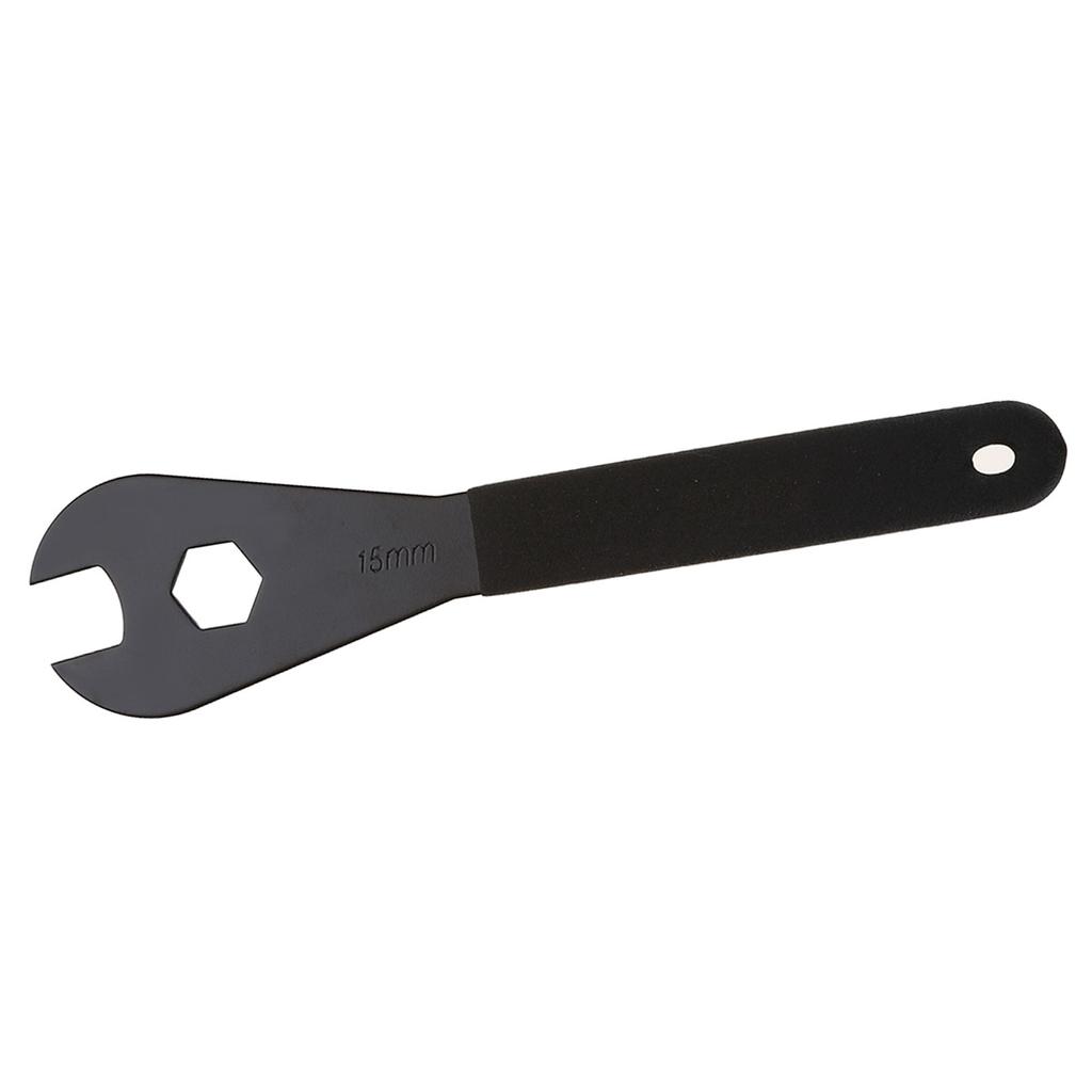 Durable Multi Function Carbon Steel Cone Wrench Spanner Bike Bicycle Repair Tool(15mm)