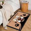 Personalized Custom Pet Name Photo Carpet Suitable for Bedroom Living Room Sofa Door Area Rug Various Sizes Luxury Gifts