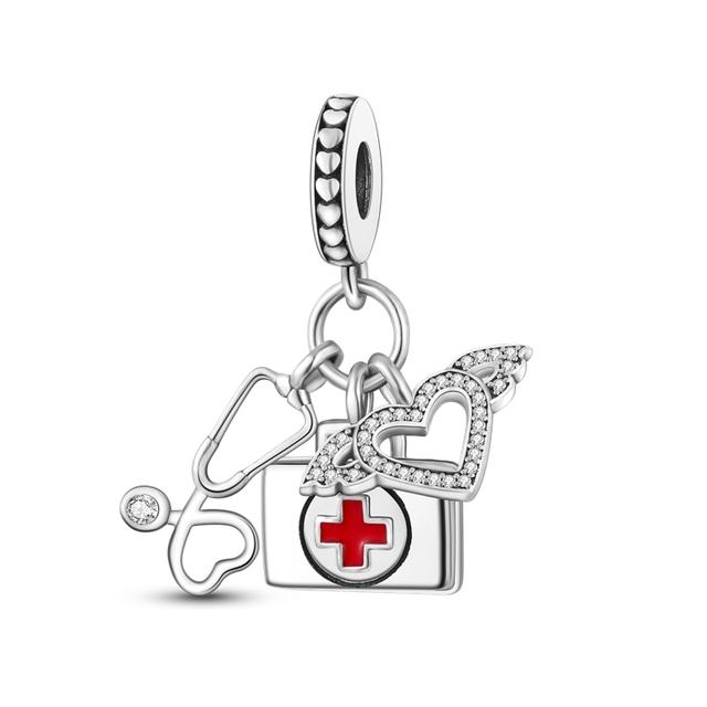 The New Pendant Beaded Charms Fit Bracelet 925 Sterling Silver Women DIY Fine Jewelry