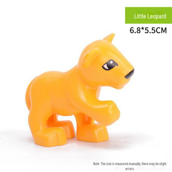 Аксессуары для животных из крупных частиц: Совместимые конструкторы Lego для детей от 3 лет и старше — детали для моделирования прерий, океана и джунглей