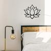 1pc Lotus Metal Wall Art – Elegant Room Decor, Perfect Christmas Gift, Stylish Home and Scene Decor, Metal Wall Hanging Accent