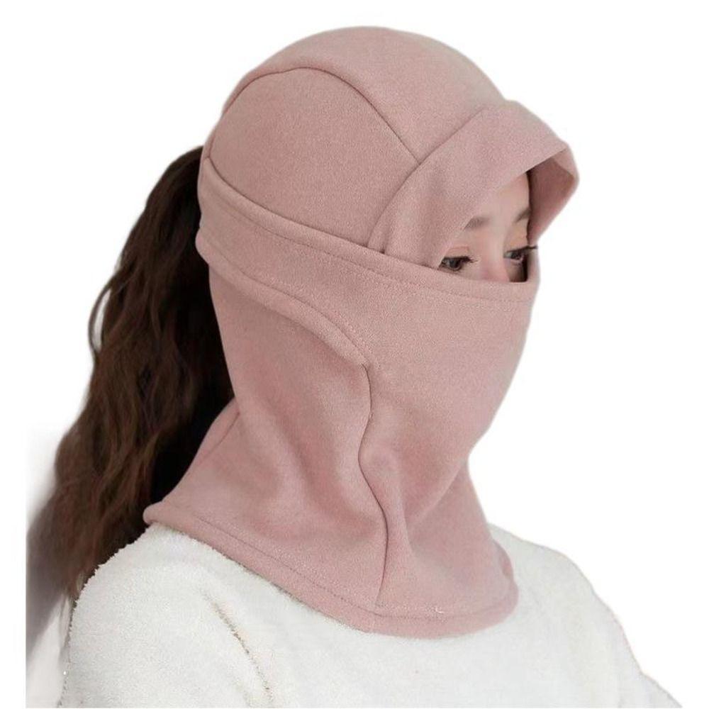 Ветрозащитные Теплые Шапки-Бини Толстые Теплые Зимние Шапки Простота Маска на Все Лицо Шея