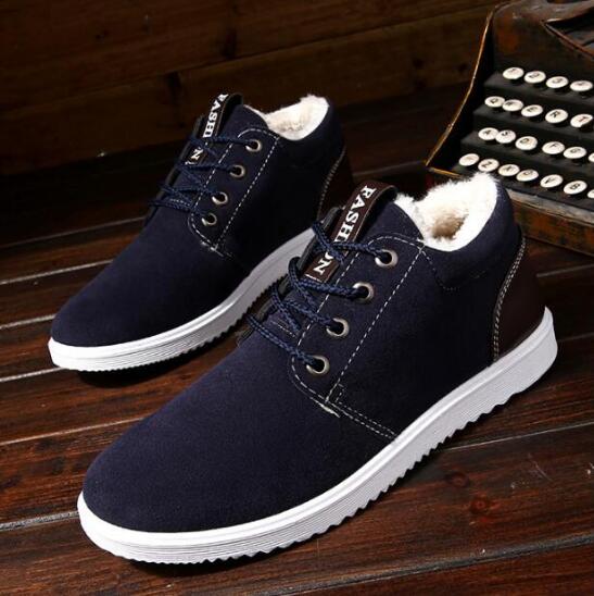 Плюс утолщение осень зима отдых на открытом воздухе мужские ботинки теплые инструменты хлопковые ботинки английские ботинки мужская обувь зимние ботинки fgb78