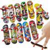 3PCS Fingerboard Finger Scooter Mini Skateboard Deck Alloy/Plastic Antistress Tech Bracket Desktop Panel Non Toys Training