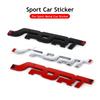 Автомобильные аксессуары, наклейка, Стайлинг, металл, 3D хром, черный, авто, багажник, гоночный спорт, слово, буквенный логотип, эмблема, значок, наклейка, наклейка