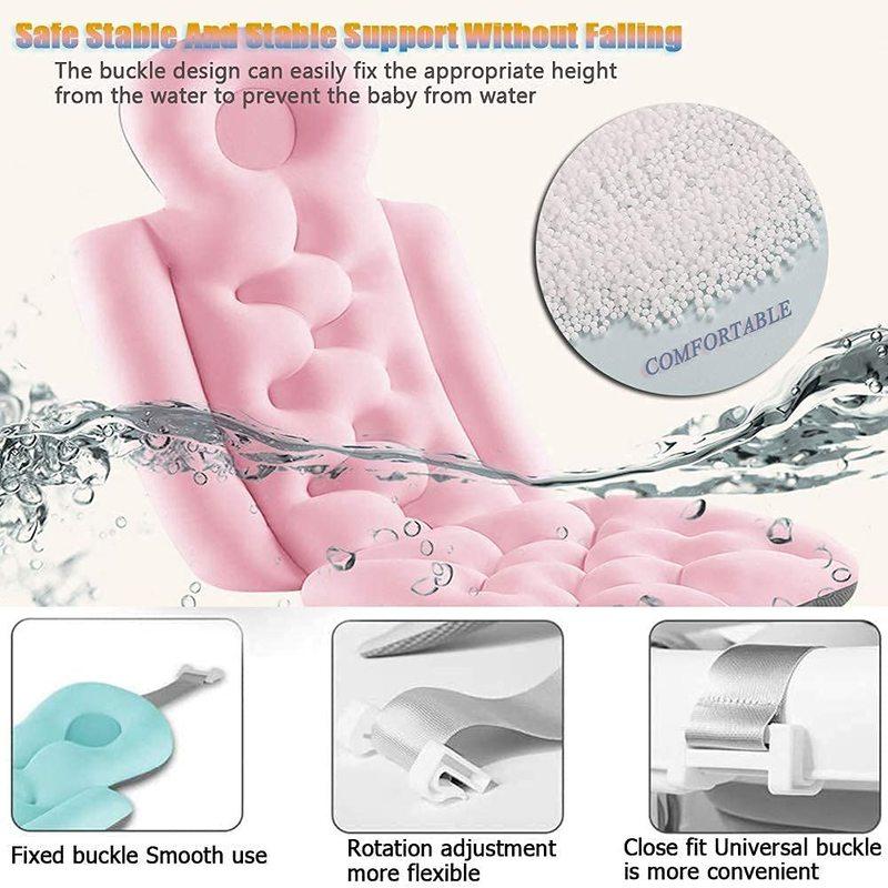 Водонепроницаемая нескользящая подушка для купания в ванной комнате, подушка для ванны для всего тела, подушка для ванны