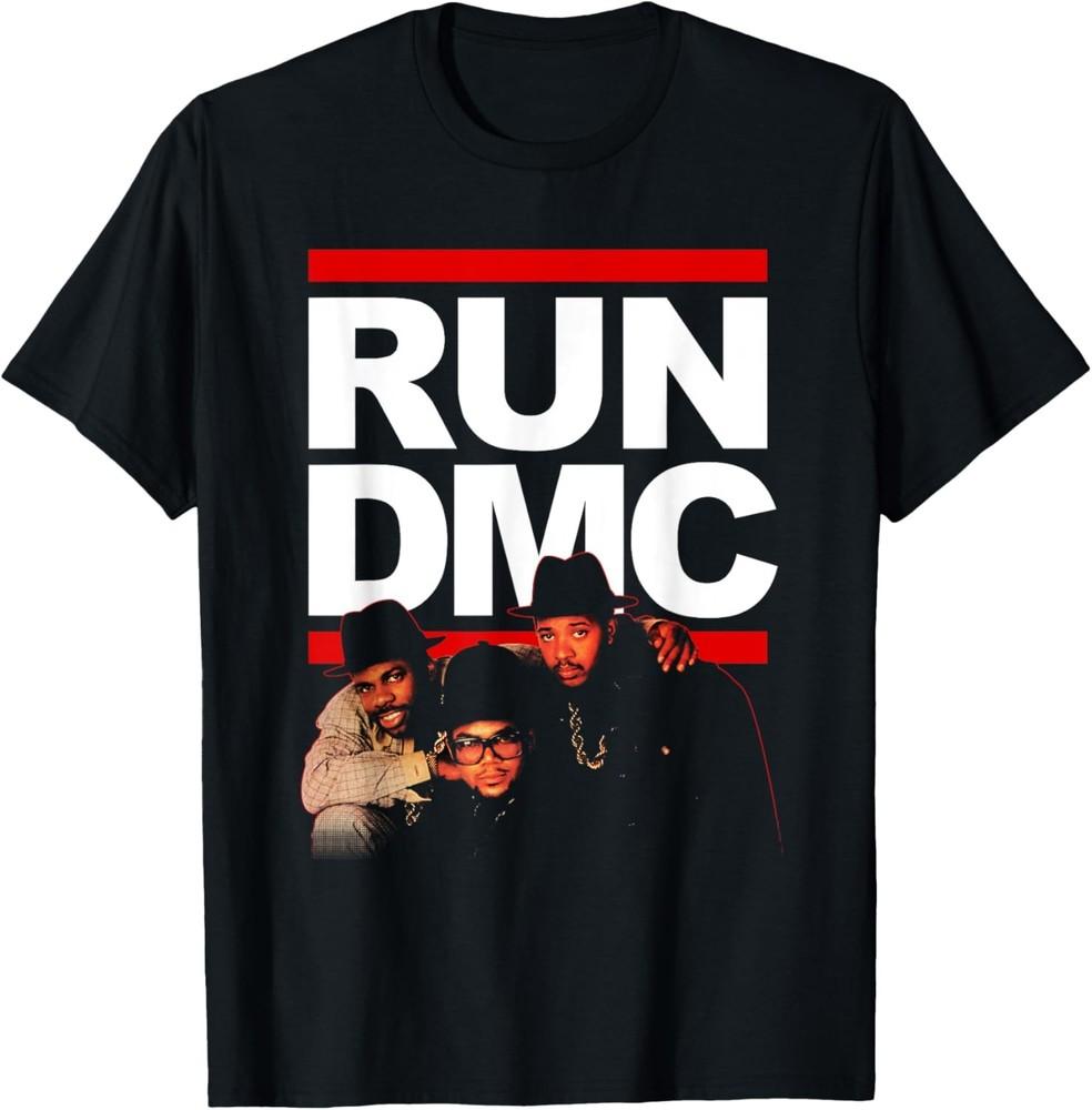 Run DMC Official Red Outline Photo T-Shirt Unisex T-Shirt