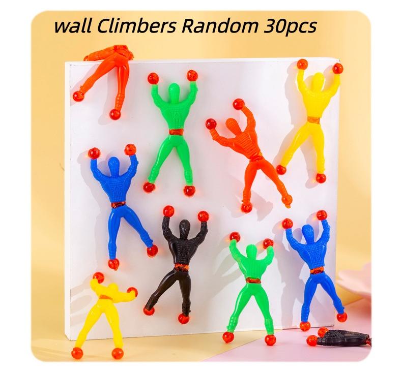 10/20/30pcs Wall Climber Children's Party Funny Toys Novelty Sticky Wall Christmas Surprise Gifts Adult Sticky Funny Gifts