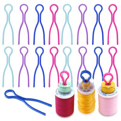 10/20/30 шт. швейные зажимы для шпульки, зажим для длинной нити, держатель для хранения катушек, органайзер, пластиковые швейные зажимы, швейные аксессуары, инструменты